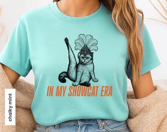 Comfort Colors The Life of a Showcat Shirt, Funny Cat Show Girl Era Tee, Retro Scottish Fold Cats T-Shirt, T S Fan Concert Outfit