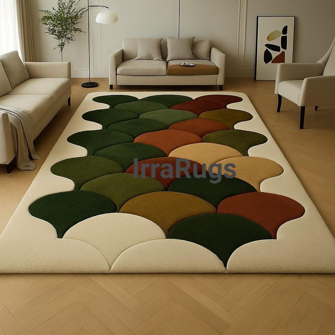 3d Tuffted Rug Modern 3D Tufted Scallop Rug by Irrarugs : A Masterpiece of Texture and ...