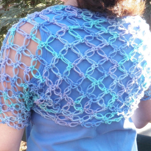 Crocheted Lover's Knot Shrug Pattern