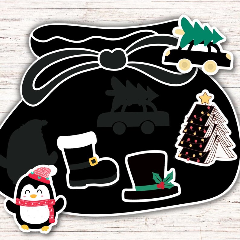 Christmas Color Matching Activity for Kids, Montessori Materials ...