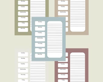 Weekly Organizer