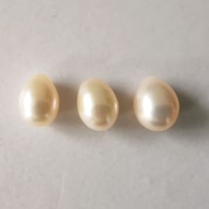 Large Top Quality Pink Teardrop Freshwater Pearls Undrilled 13x10mm