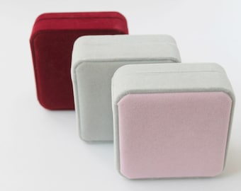 Samt Quadrat Schmuck Geschenkbox, Armreif Geschenkbox, Schmuck Aufbewahrungsbox