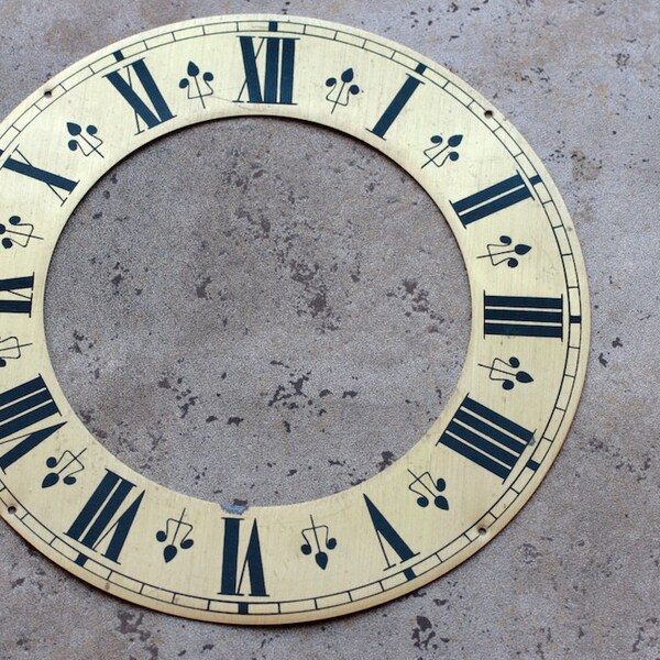 large Vintage Clock Dial