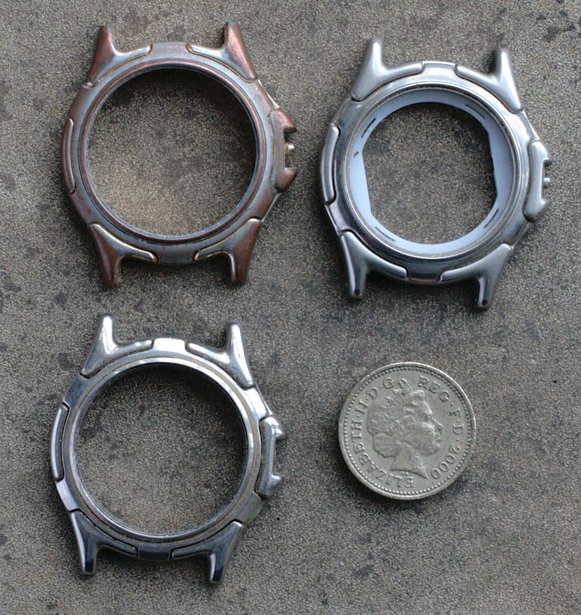 Wrist Watch Case Parts set of 3 D2 Etsy