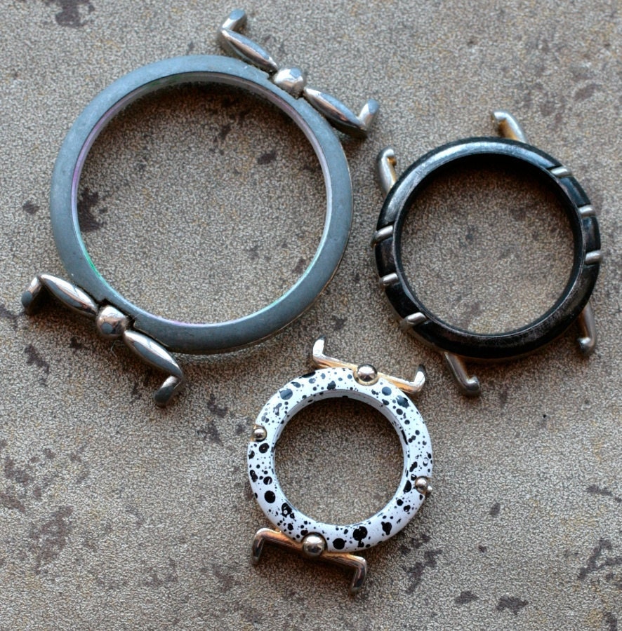 Wrist Watch Case Parts set of 3 D4 from timemill on Etsy Studio