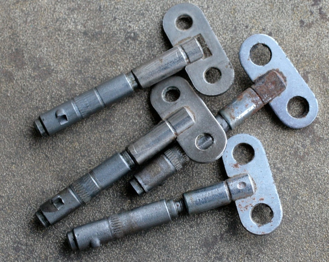 Vintage Alarm Clock Winding Knobs Keys Set of 4 D11 Etsy