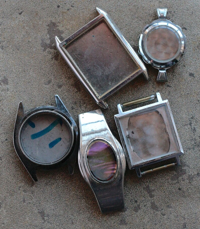 Wrist Watch Cases Set of 5 D18 Etsy