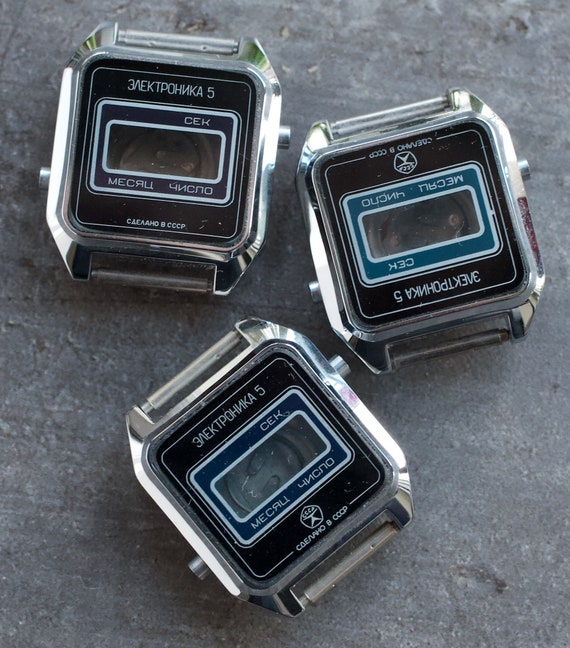 1980s digital watches