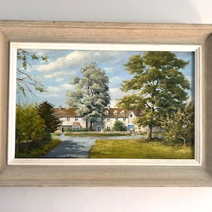 Vintage Reg Gardner Landscape Painting: Mid-Century English Countryside Art