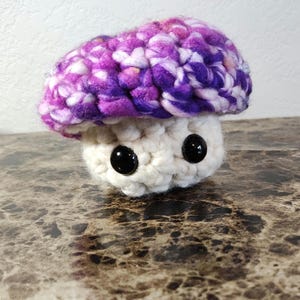 Popshroom | Poppable Crochet Mushroom Plush Toy | Customizable