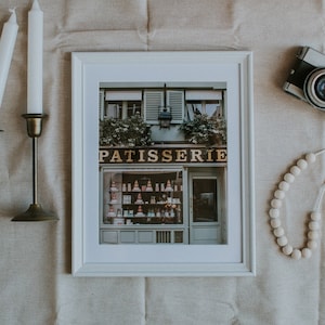 Boulangerie Art, Food Photography Print, Patisserie Print, Paris Photography, French Food Poster, Paris Travel Poster, French Kitchen Print