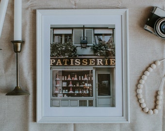 Boulangerie Art, Food Photography Print, Patisserie Print, Paris Photography, French Food Poster, Paris Travel Poster, French Kitchen Print