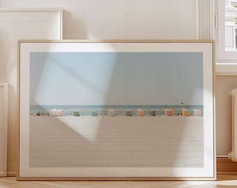 Beach Photos, Large Print, Beach Wall Art, Nature Wall Art, Coastal Photography, Beach House Decor, Ocean Poster Art, Blue Beach Print