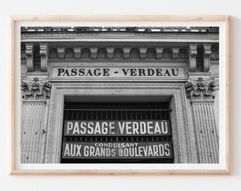 Paris Travel Photography Print, Travel Art Print, Black White Paris Photo, French Home Decor, Travel Gallery Art, Architecture Poster