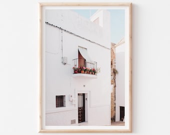 Utskrivbar väggkonst med resor i Andalusien, stadstryck i Spanien, affisch med Spanien, arkitekturkonsttryck, fotografi i Andalusien, väggkonsttryck med Spanien