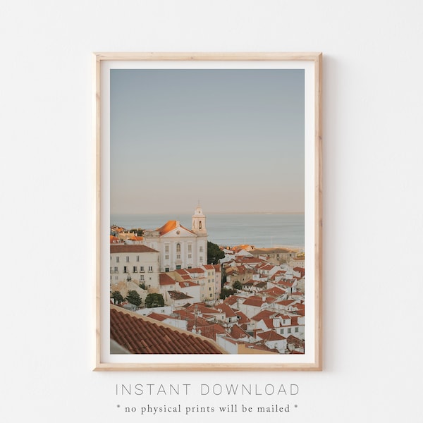 Lisbon Printable, Travel Photography Printable, Architecture Portugal Poster, Travel Europe Printable, Travel Wall Decor, Lisbon Poster