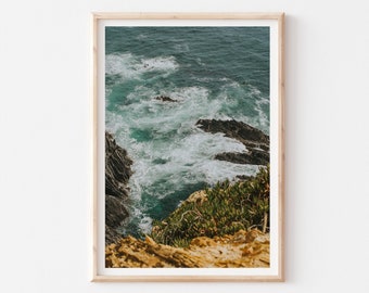 Ocean Photography Print, Ocean Prints, Ocean Wall Art, Nature Nautical Photo, Sea Ocean Waves Poster, Beach House Decor, Coastal Landscape