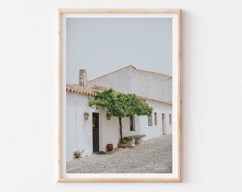 Portugal Travel Gift Decor, Country House Travel Wall Art, Portugal Photography Print, Portugal Poster Print, Countryside Travel Wall Art