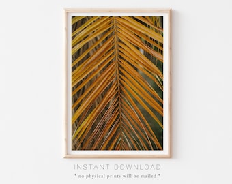 Abstract Palm Tree Printable, Boho Tropical Plant Decor, Modern Farmhouse Wall Art, Printable Wall Art, Modern Boho Decor, Abstract Nature