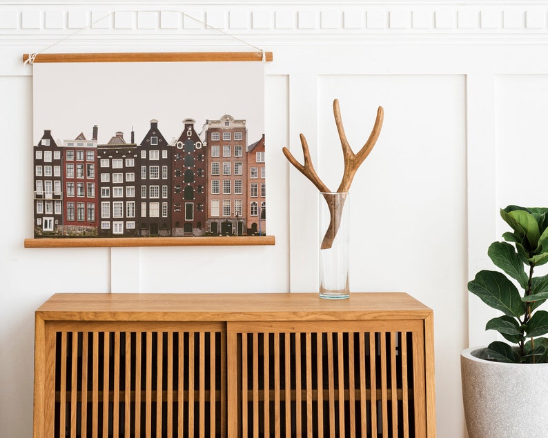 Amsterdam Art Printable, Amsterdam Houses Print, Amsterdam Poster, Amsterdam Wall Art, Travel Wall Decor, Modern Wall Art, Travel Poster image 5