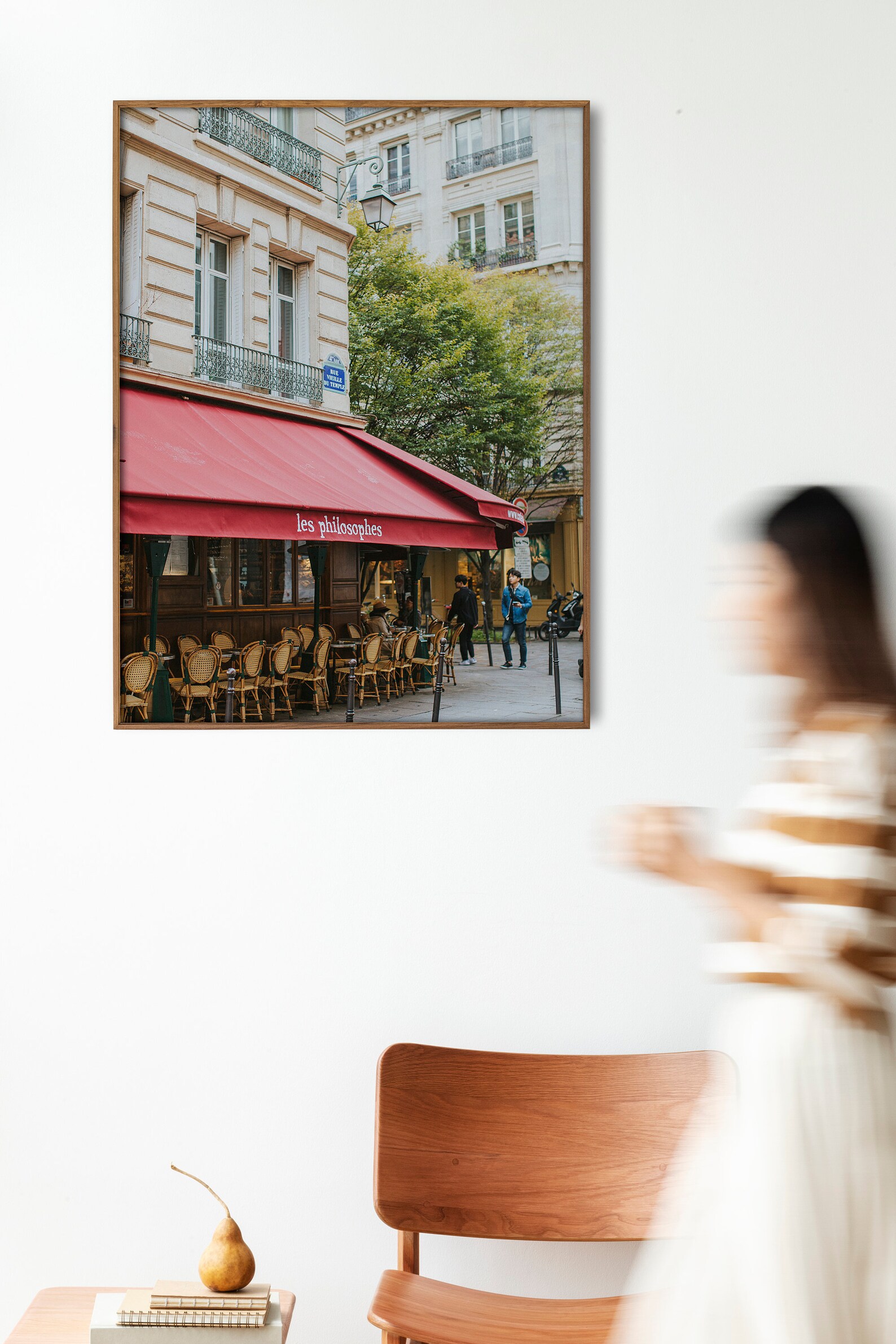 Paris Cafe Wall Art Paris Cafe Poster Downloadable Paris Etsy