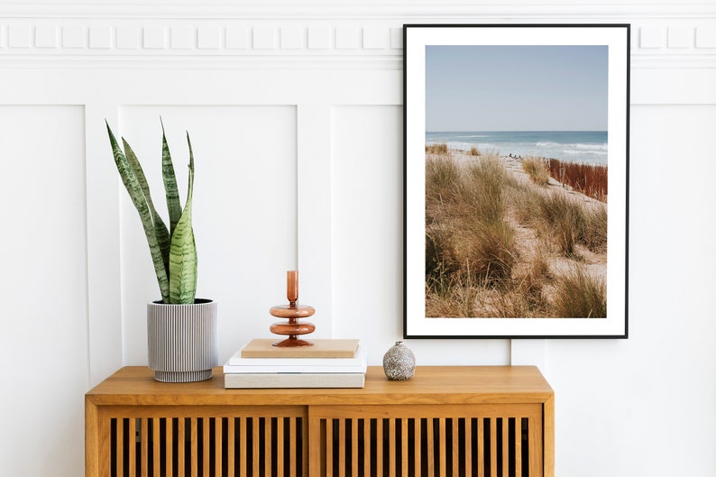 Seaside Grass Printable Wall Art, Beach Dunes Print, Digital Download, Beach House Wall Decor, Boho Coastal Art, Beach Grass Photo Print image 4