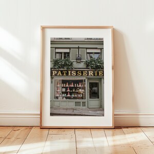 Boulangerie druckbare Kunst, Paris Reise druckbare, Food-Fotografie druckbare, Patisserie Druck, Paris Fotografie, Paris Reiseplakat