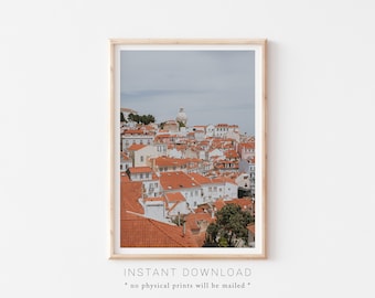 Lisbon Printable Wall Art, Portugal Printable Art, Mediterranean Prints, Lisbon Gallery Wall Art, Portugal Photography, Europe Travel Poster