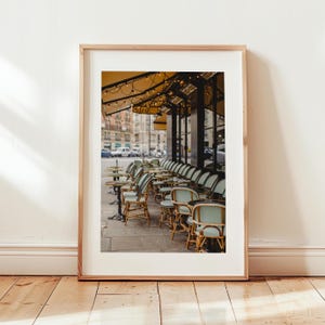 Paris Cafe Print, Paris Cafe Photography, French Cafe Posters, Patisserie Paris Art, Paris Travel Photography Print, French Kitchen Decor