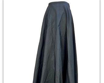 Floor Length Gothic Black Skirt for Cosplay or Special Occasion - Simple Staple Piece - So Versatile - Witchy Ball Gown Skirt - Dramatic