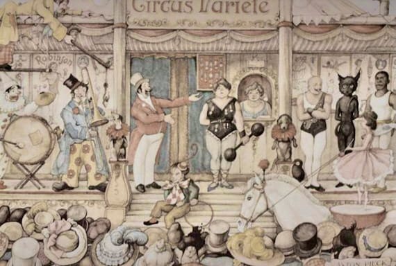 Anton Pieck Circus Print: Whimsical Dutch Art, 1960s - Etsy