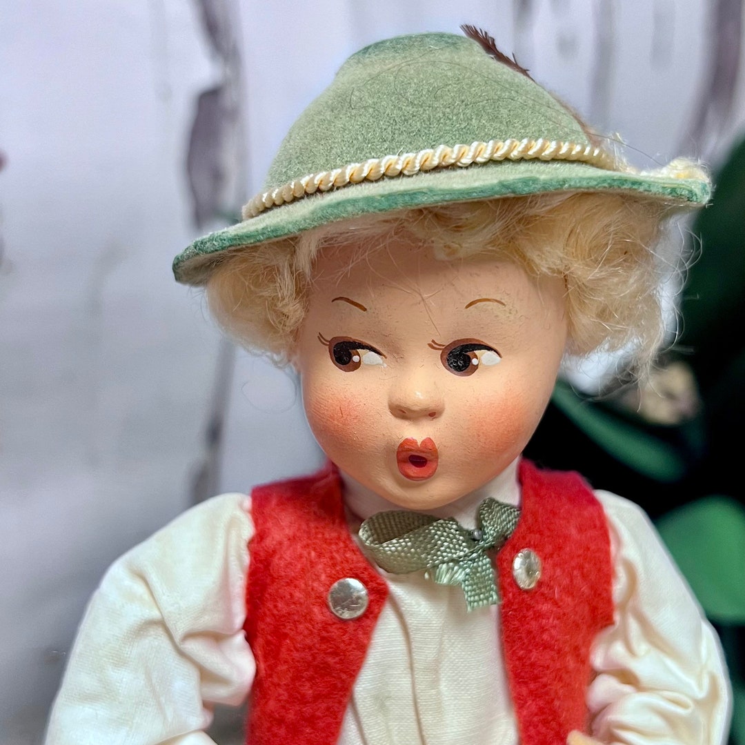 Baitz Hansl Whistling Boy Austrian Doll Vintage Blonde in - Etsy