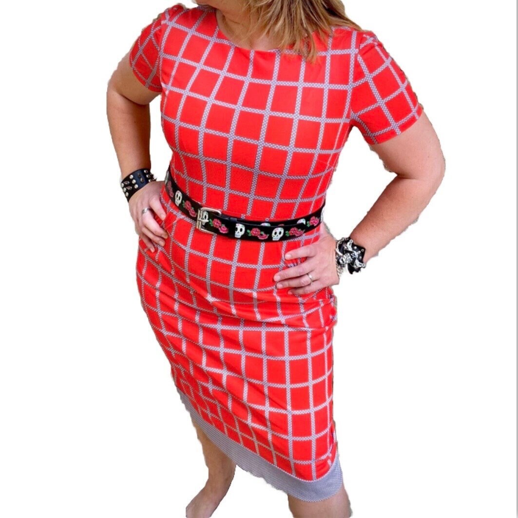 Red and White Delta Dresses - Etsy