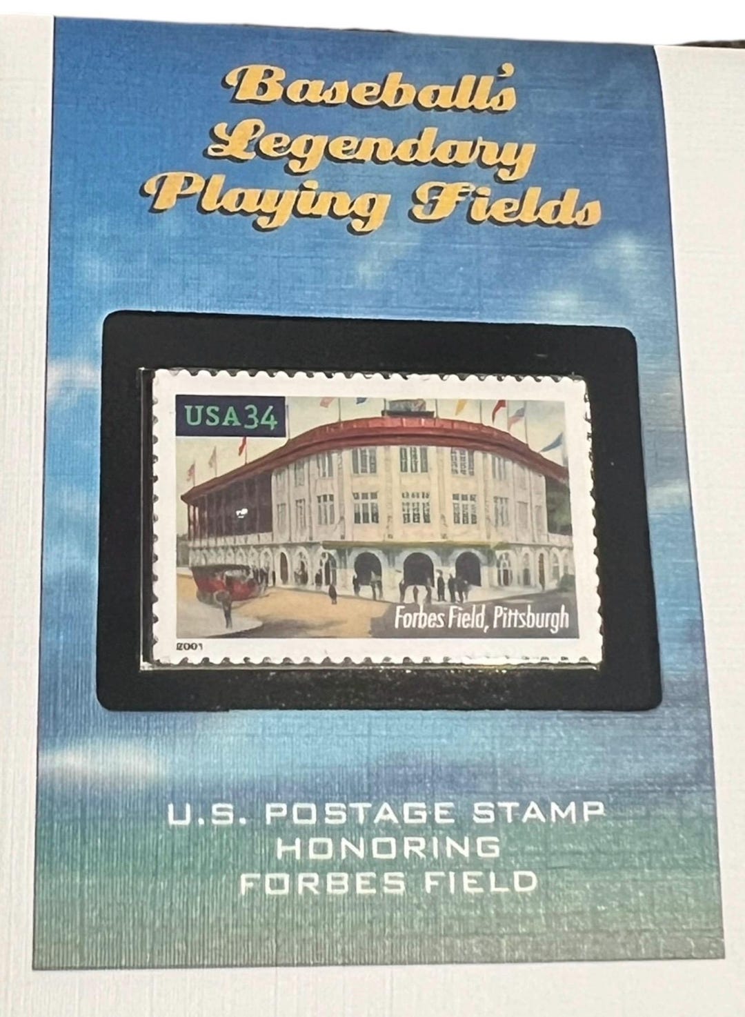USPS 野球 切手 2001年 伝説の球場 34セント シート匿名配送 レア USPS