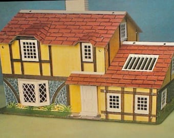 Wooden Dollhouse Kit Brumberger #765 - Sealed Box, with Supplies, Rare Find from the Late 70s - Do It Your Way - Haunted or Original?