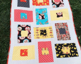 Sock Monkey Quilt