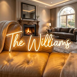 Letrero de neón LED personalizado, Letrero de neón para bodas, Letrero de neón con nombre personalizado, Regalos personalizados, Letrero de neón personalizado, Adornos de pared artesanales