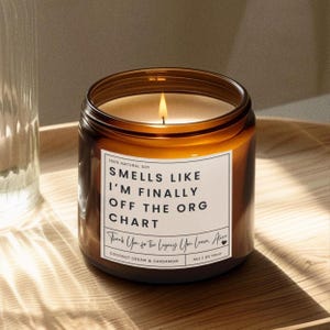 Personalised Retirement Candle Gift | Farewell Gift for Coworker | Retirement Gift for Boss | Retirement Congratulations | Happy Retirement