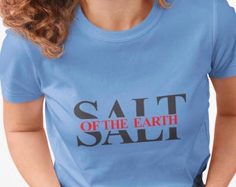 Camiseta Sal de la Tierra / ropa cristiana / Regalo /