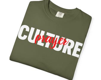Camiseta de oración / Texto en el pecho con escritura, camiseta minimalista de fe