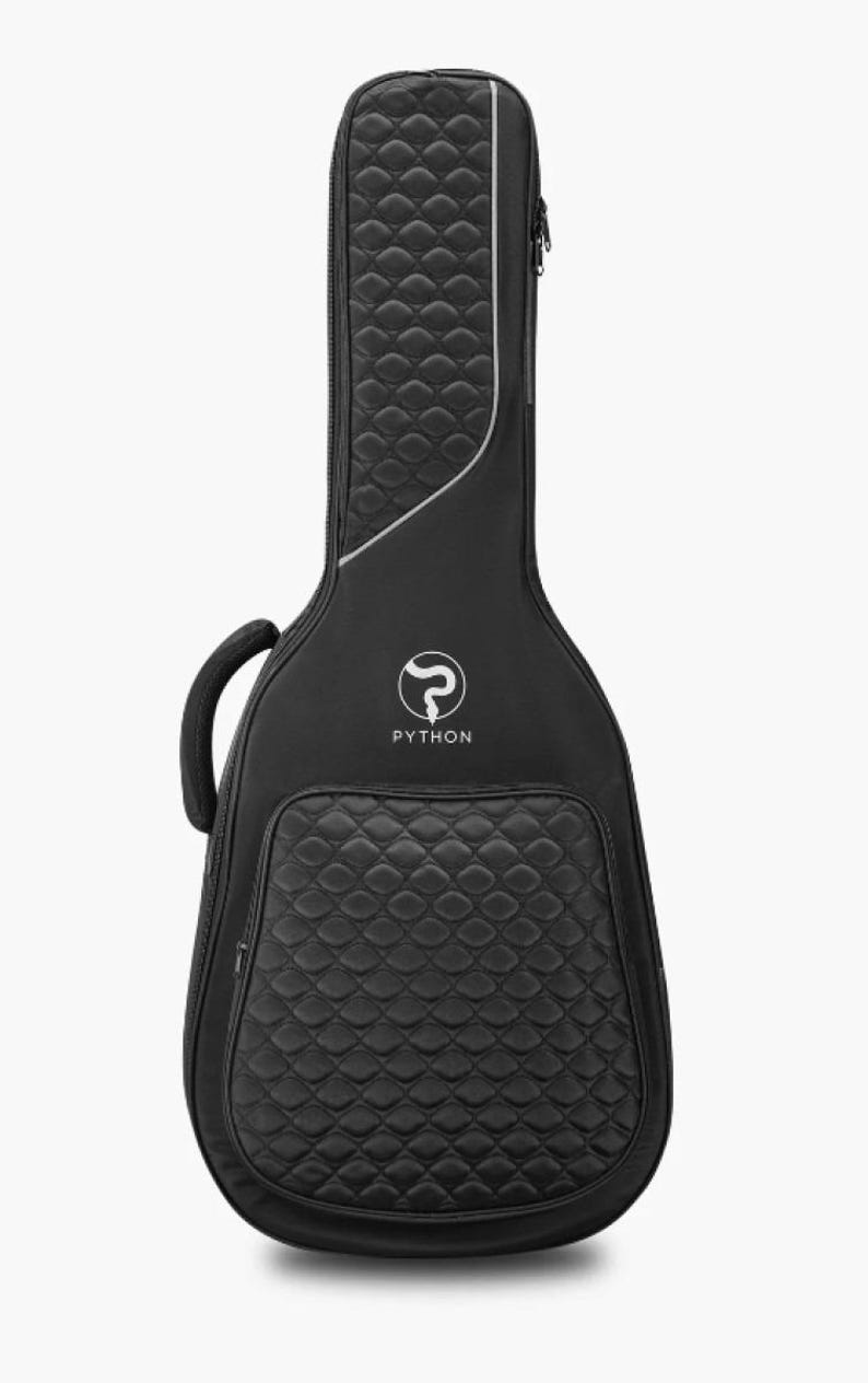 Python Series Dreadnought 6 / 12 String Soft Case PTHN-315/BLK image 1
