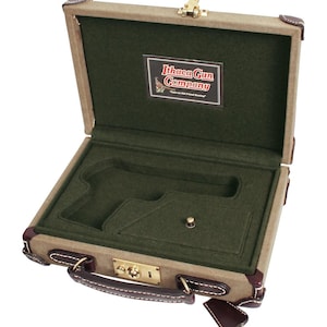 Rustic Canvas Covered 1911 Handgun Case