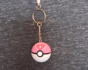 Love Ball - Inspired Pokéball Key Chain - Etsy