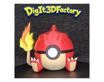 Charmeleon – Inspired Pokéball