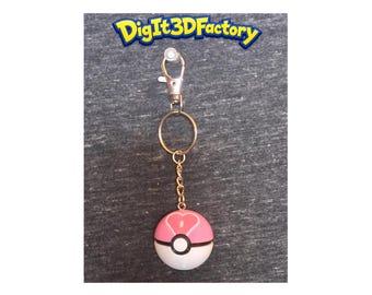 Love Ball - Inspired Pokéball Key Chain