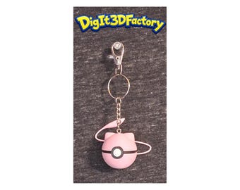 Mew - Inspired Pokéball Key Chain