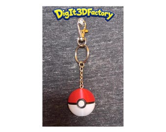 Pokeball - Inspired Pokéball Key Chain