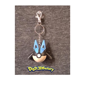 Lucario - Porte-clés inspiré d'un Pokéball image 1