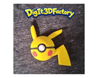 Pikachu - Aimant de réfrigérateur inspiré de Pokéball